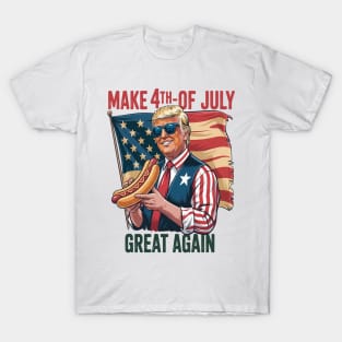 Make 4th Of July Great Again American 4th Of July T-Shirt